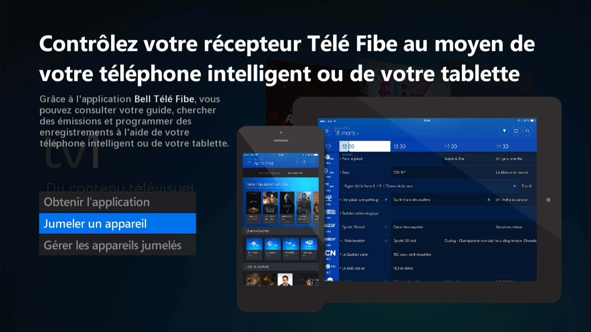 Faites défiler puis sélectionnez Couplez un appareil.