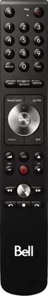 On your Fibe TV remote, press the Apps button.